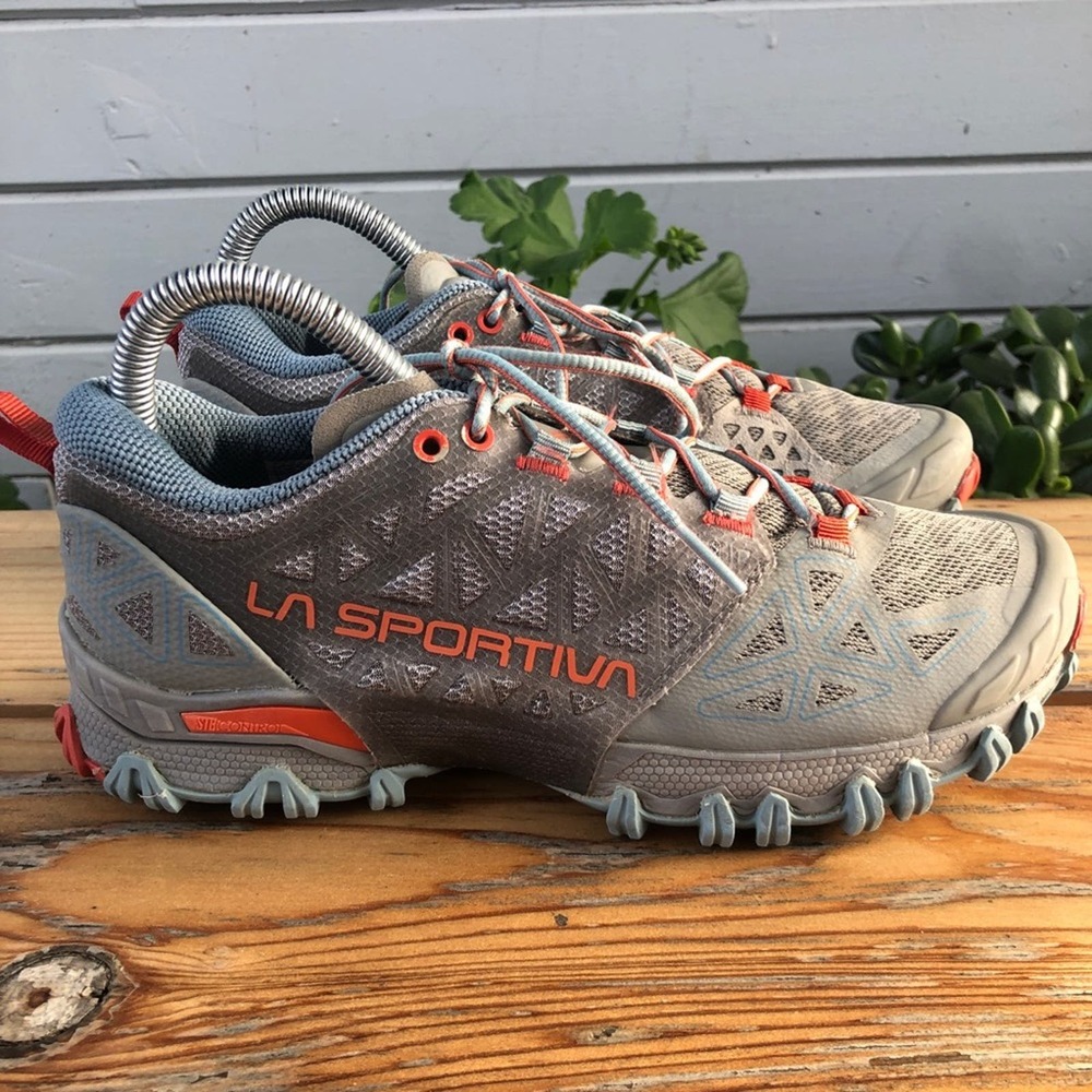 La Sportiva Womens Bushido II Running Shoes Sneakers size 7 2091-C Athletic Blue